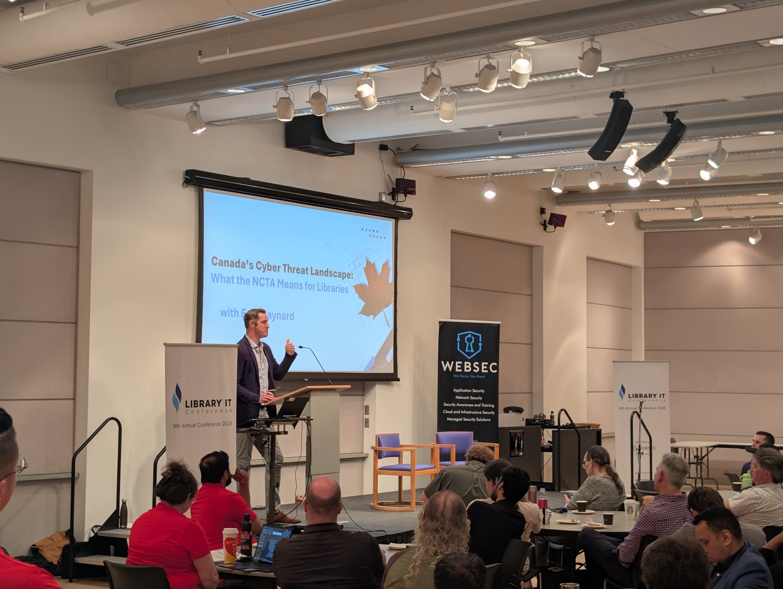 Websec Gold Sponsors the 2026 Library IT Conference with Roberto Salgado on AI